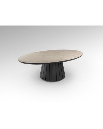 KORIA -MESA CENTRO- PIEDRA/NEGRO